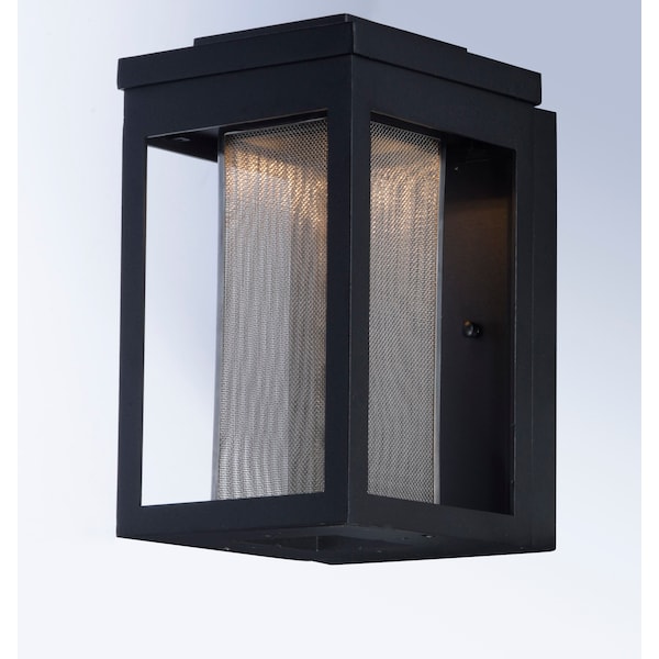 Salon LED 1-Light 6 Wide Black Outdoor Wall Sconce